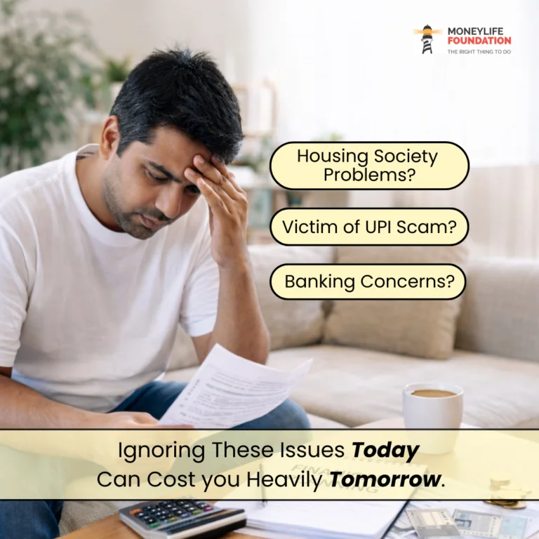 Moneylife Foundation social awareness ad creative
