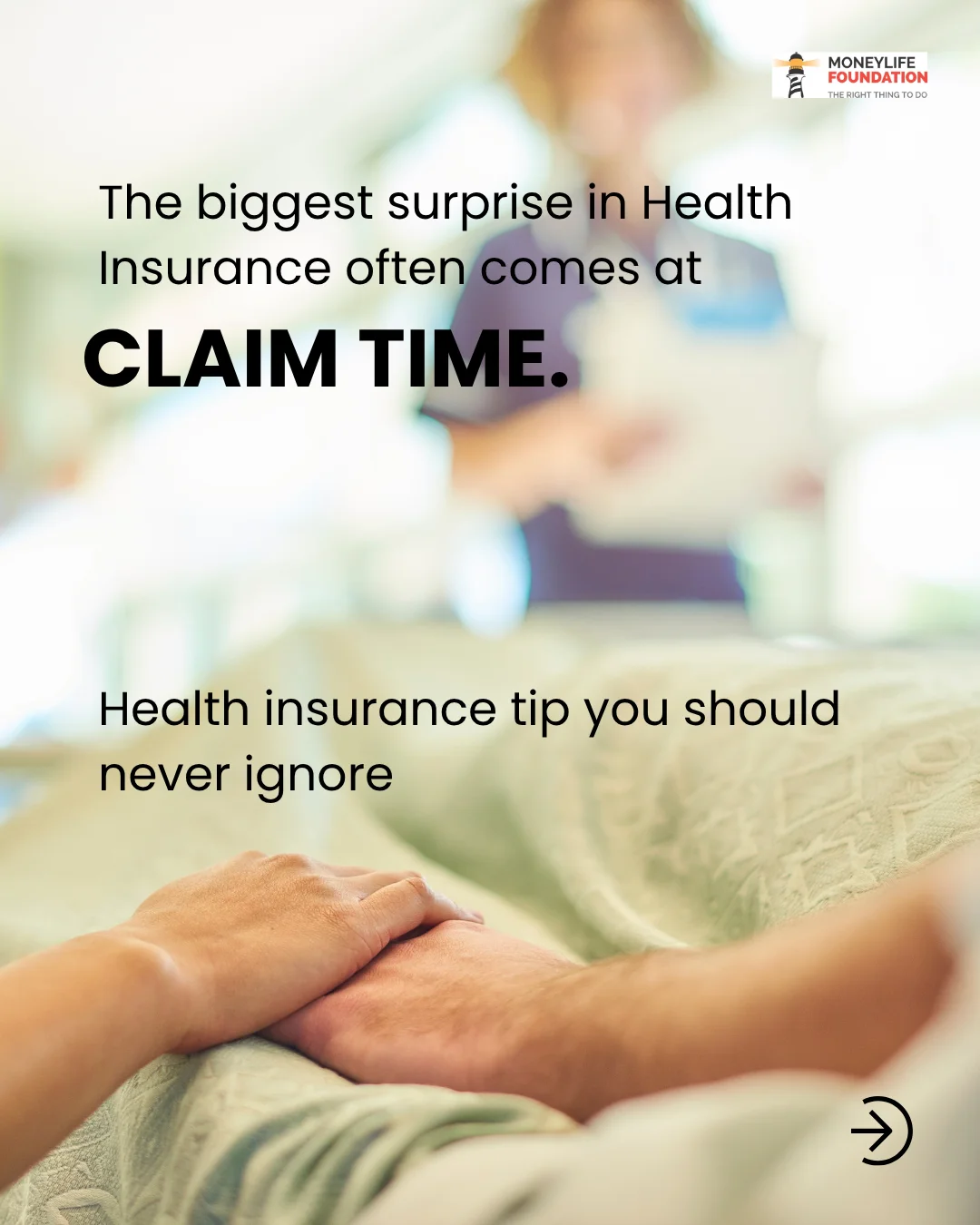 Moneylife Foundation health insurance claim awareness creative